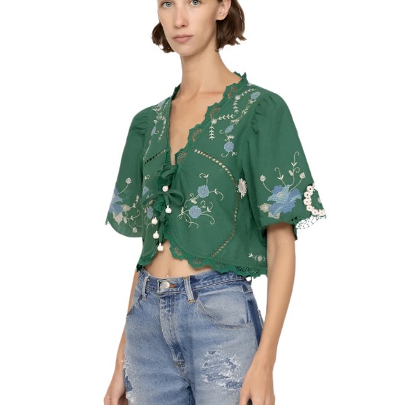 NWOT SEA New York Vesna Embroidered Top - Picture 3 of 7